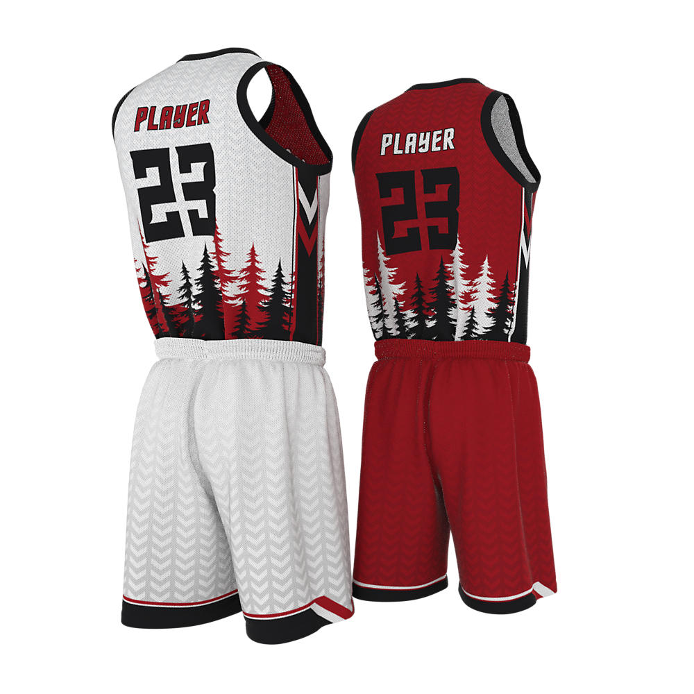 Basketball Uniform Series Full V-Neck