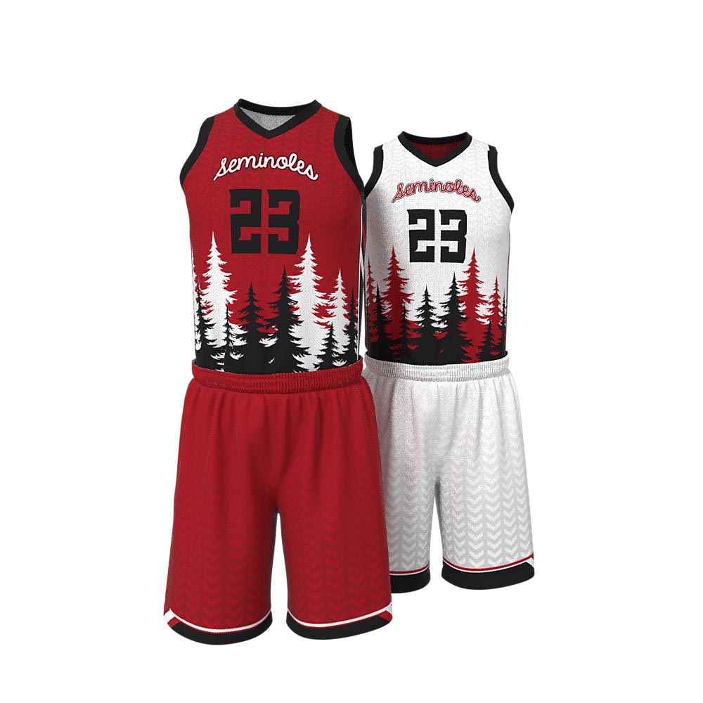 Basketball Uniform Series Full V-Neck