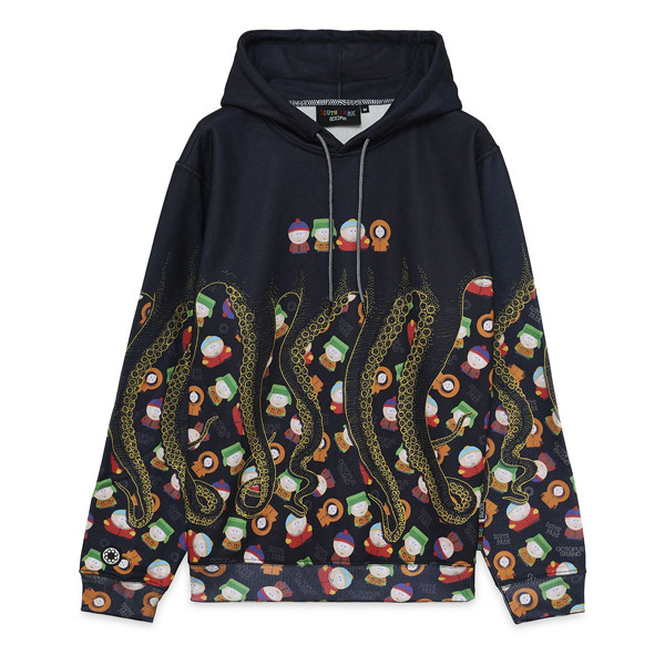 Top in soft hoodie fabric. Slightly looser fit and ribbing around the neckline, cuffs, and hem. Soft brushed inside.