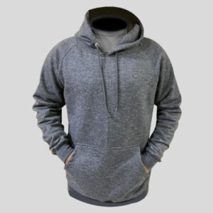 Top in soft hoodie fabric. Slightly looser fit and ribbing around the neckline, cuffs, and hem. Soft brushed inside.