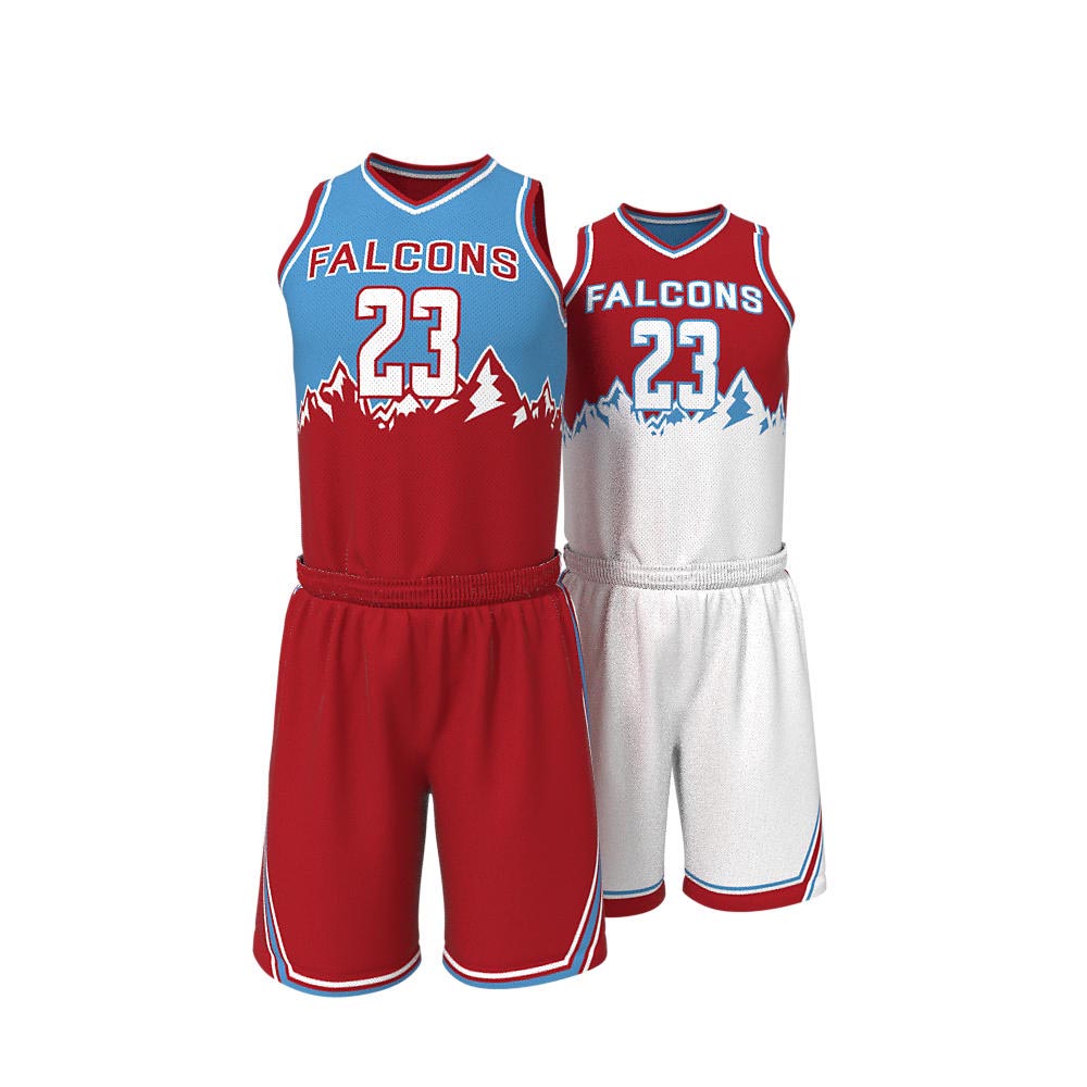 Basketball Uniform Series Full V-Neck